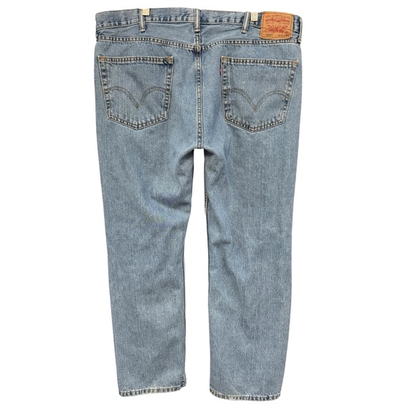 Levi’s 505 Straight Fit Jeans Light Blue Men’s 40x29 Zip Fly - Picture 2 of 7